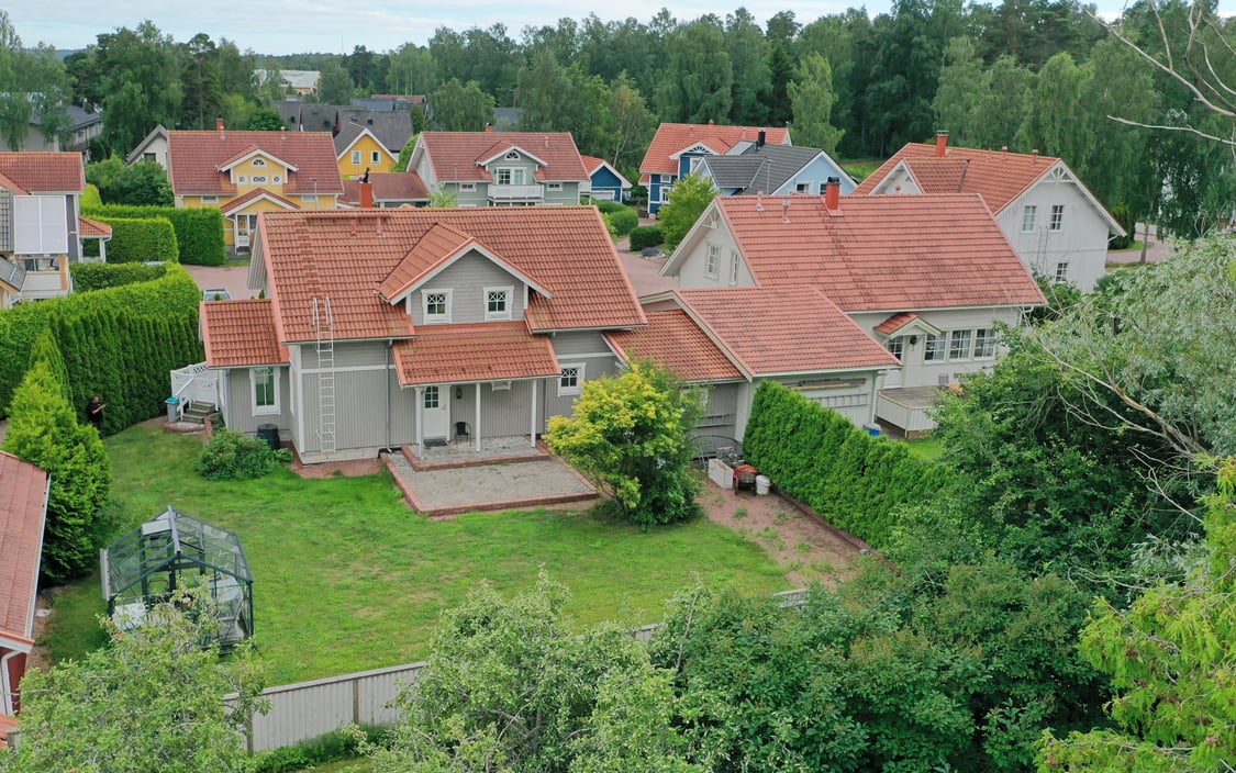 Bostadshus vid återvändsgränd i attraktiva Johannebo, Mariehamn