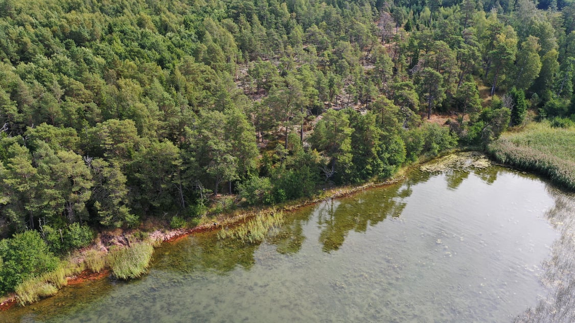 Bergsbunden strandtomt med västerläge i Storby, Eckerö.